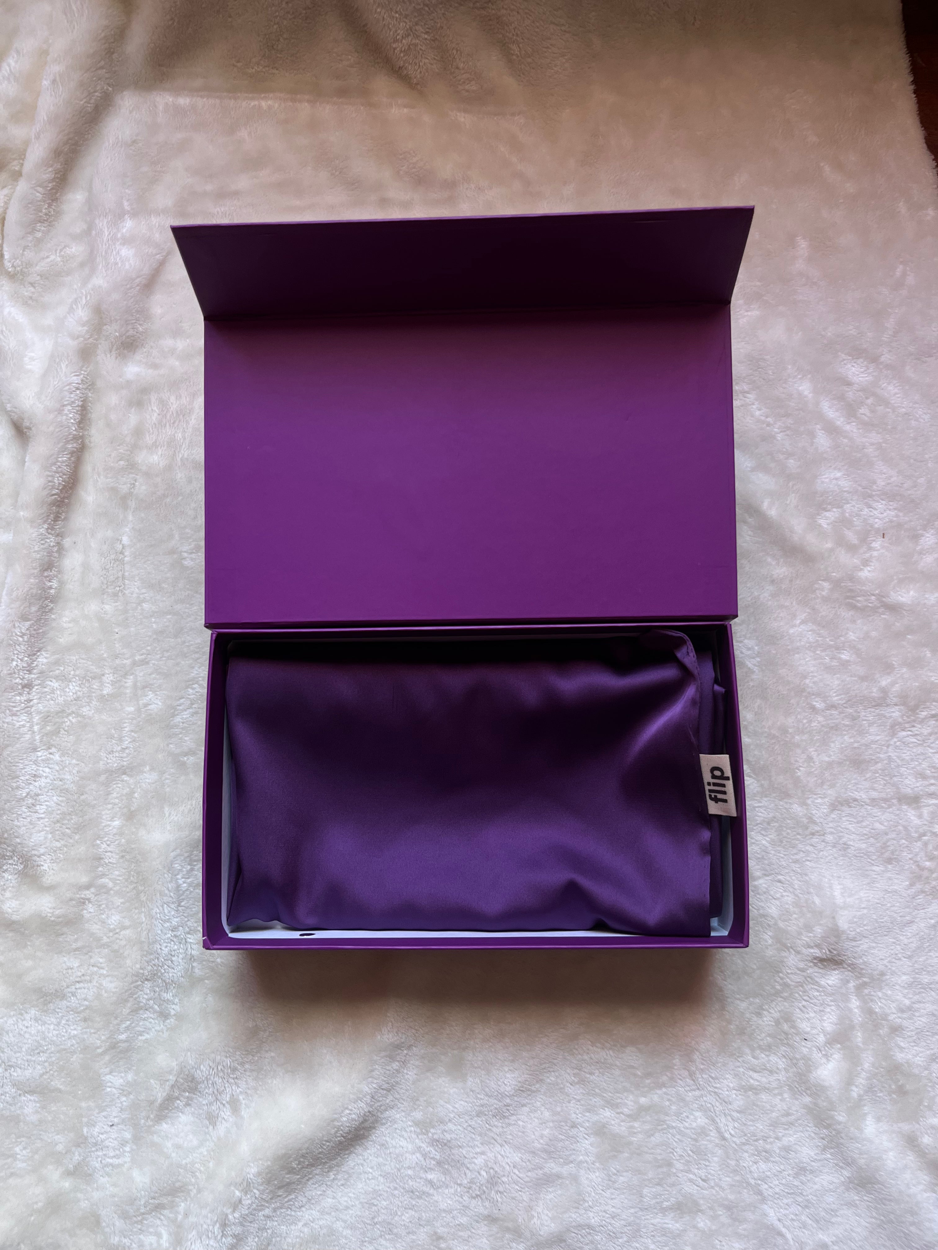 Dut İpek Mor Premium Yastık Kılıfı